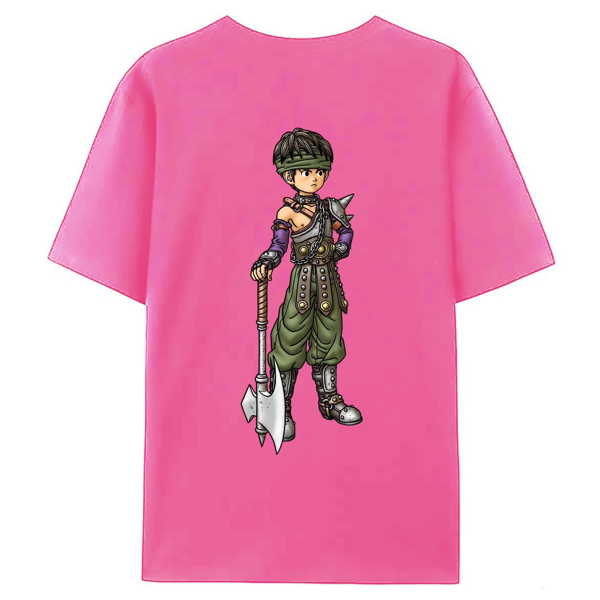 （画像用） ドラゴンクエスト Doragon Kuesuto Dragon Quest レディース半袖Tシャツ(バックプリント)